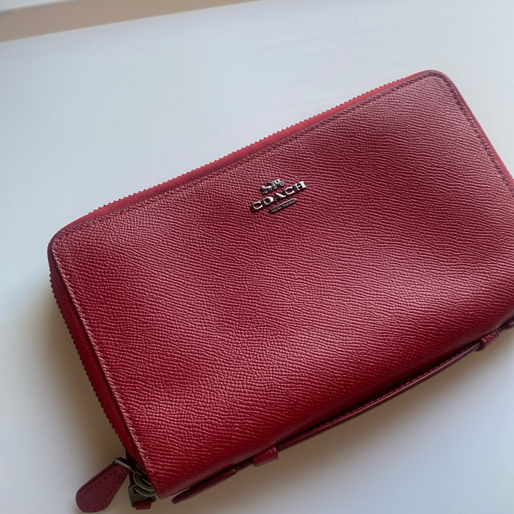 Coach Small Red Wristlet